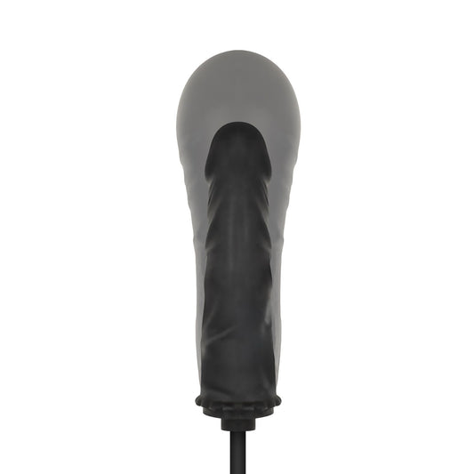 Coleção Anal - Dildo Insuflável com Bomba 14,5 cm - Preto