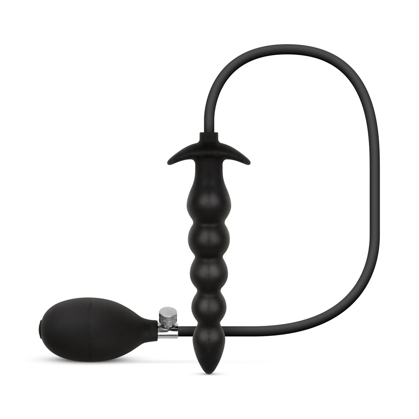 Anal Collection - Inflatable Anal Plug with Pump 20 cm - Black – Butt Plug
