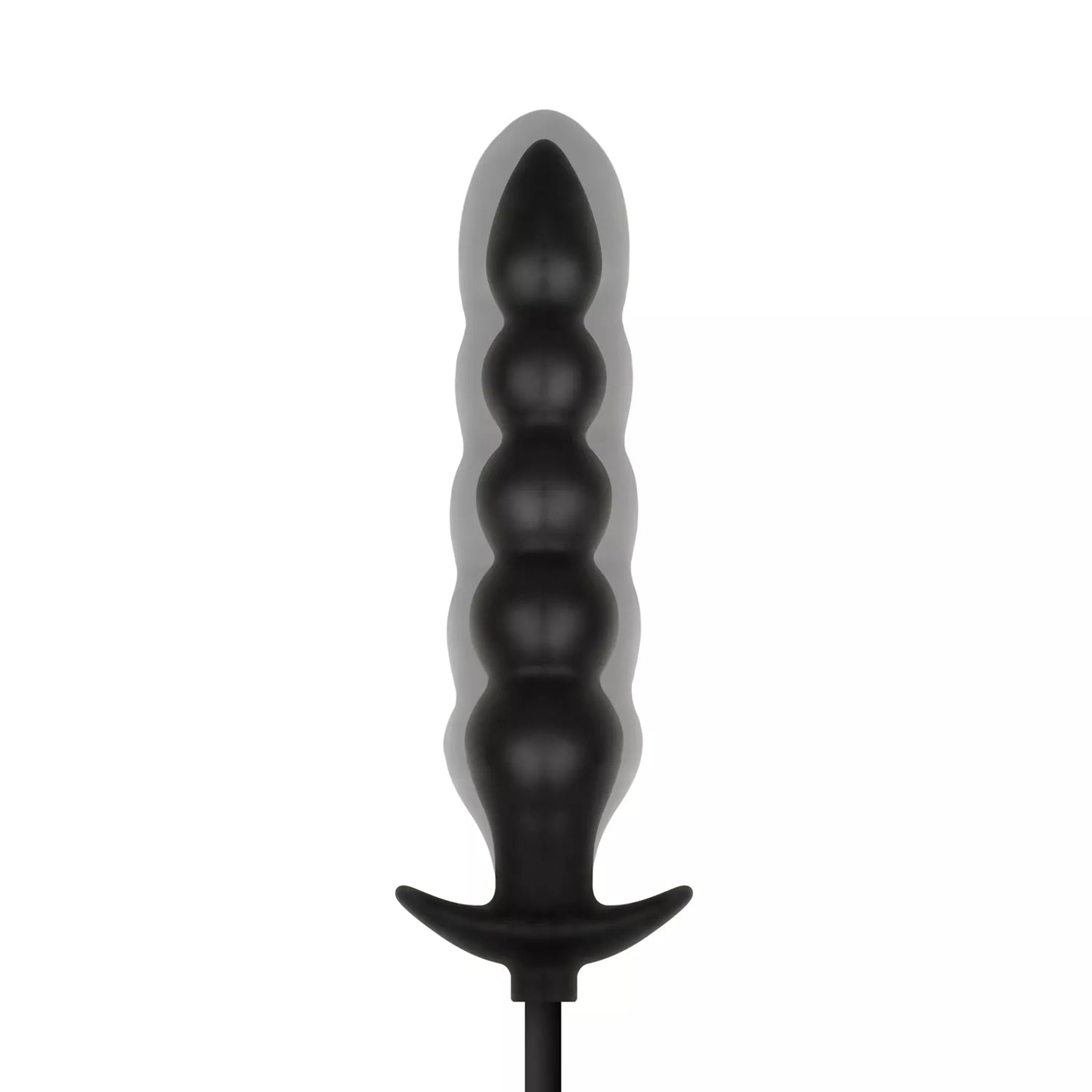Anal Collection - Inflatable Anal Plug with Pump 20 cm - Black