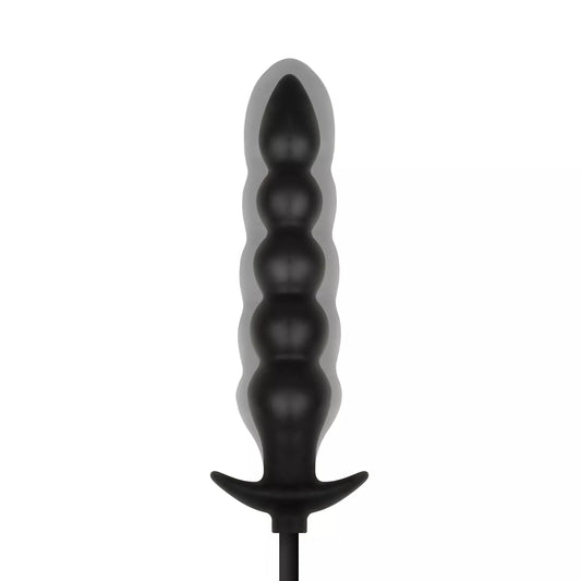 Anal Collection - Inflatable Anal Plug with Pump 20 cm - Black