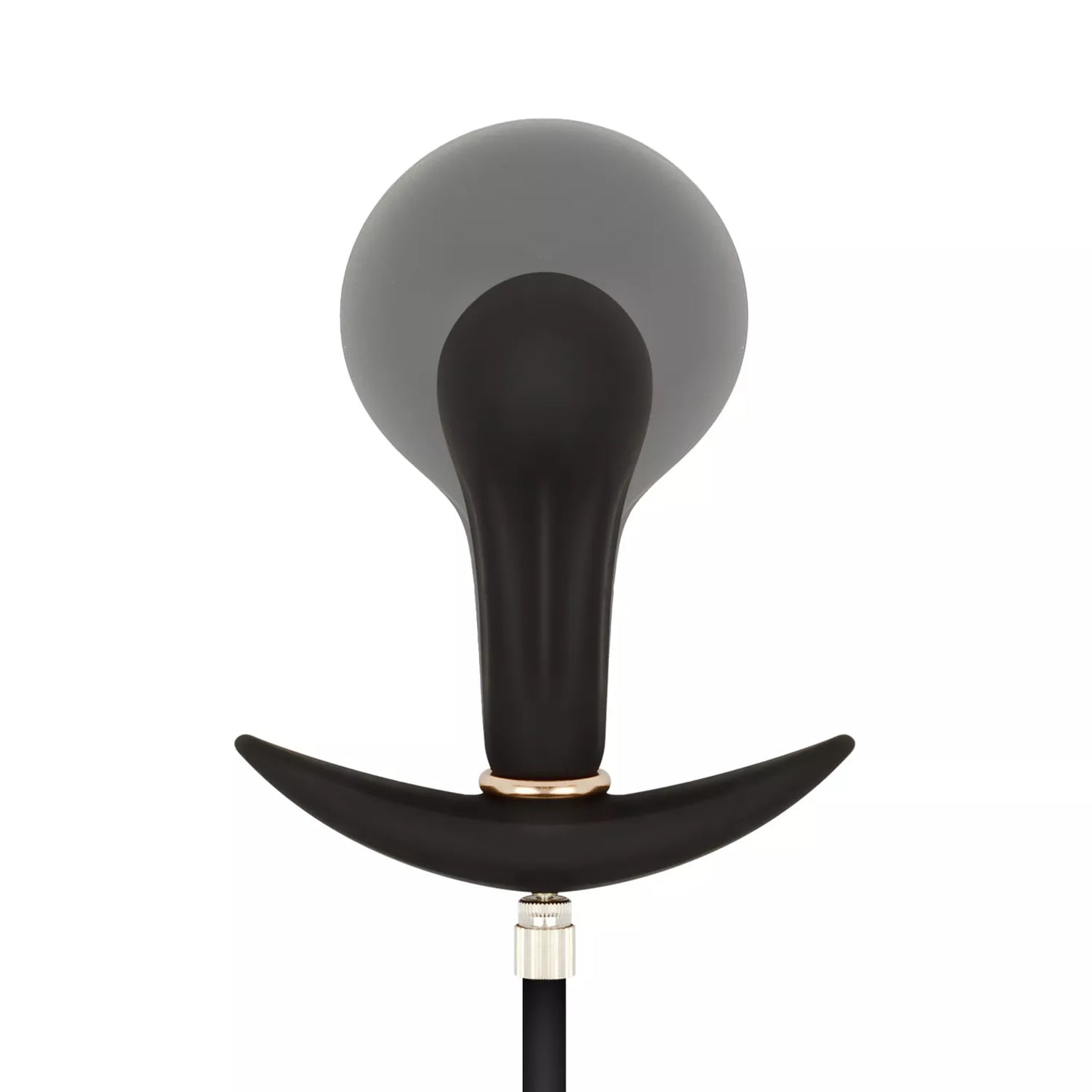 Anal Collection - Inflatable Butt Plug with Pump 8 cm - Black