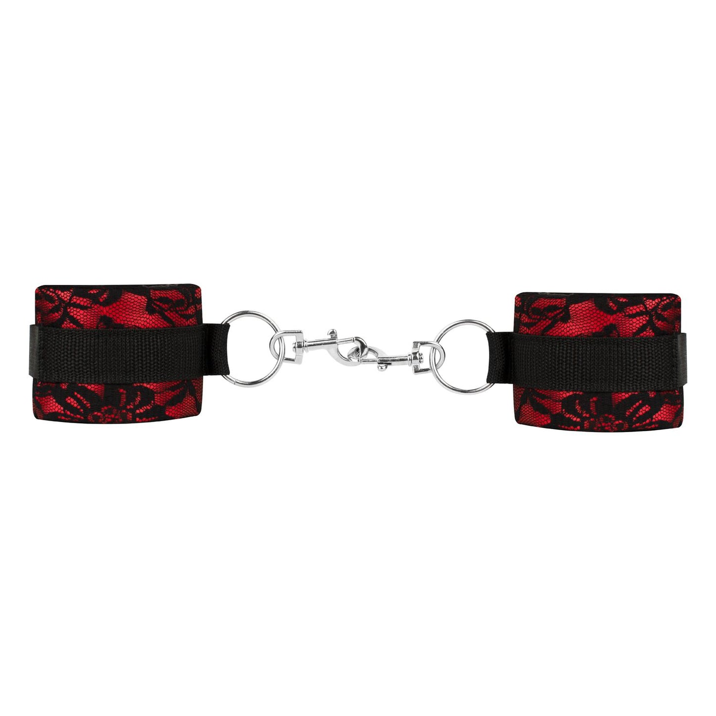 Bedroom Fantasies - Lace & Leather Look - 8 Piece Bondage Set - Red – Bondage Kit