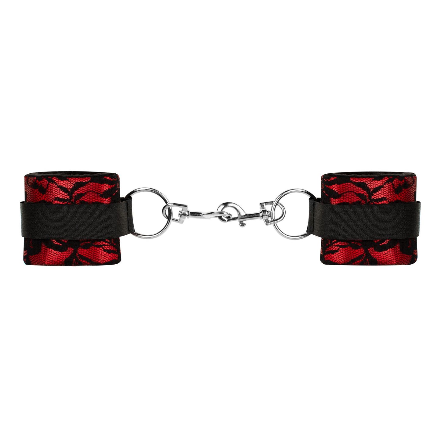 Bedroom Fantasies - Lace & Leather Look - 8 Piece Bondage Set - Red – Bondage Kit
