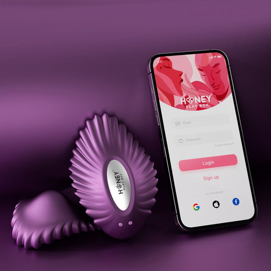 HoneyPlayBox - Pearl App-Controlled Magnetic Panty Vibrator - Purple – App Controlled Panty Vibrator