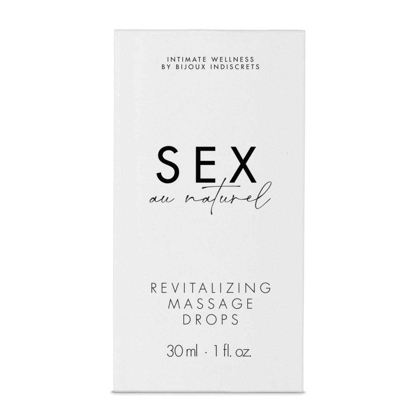 Bijoux Indiscrets – SEX AU NATUREL Revitalizing Intimate Massage Drops – 30
