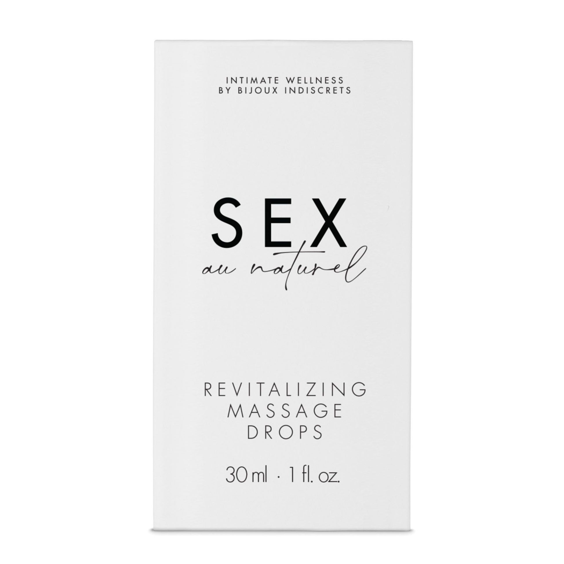 Bijoux Indiscrets – SEX AU NATUREL Revitalizing Intimate Massage Drops – 30