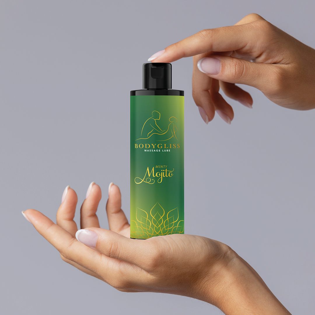 BodyGliss – Óleo de Massagem e Lubrificante 2 em 1 Mojito de Menta – 150 ml