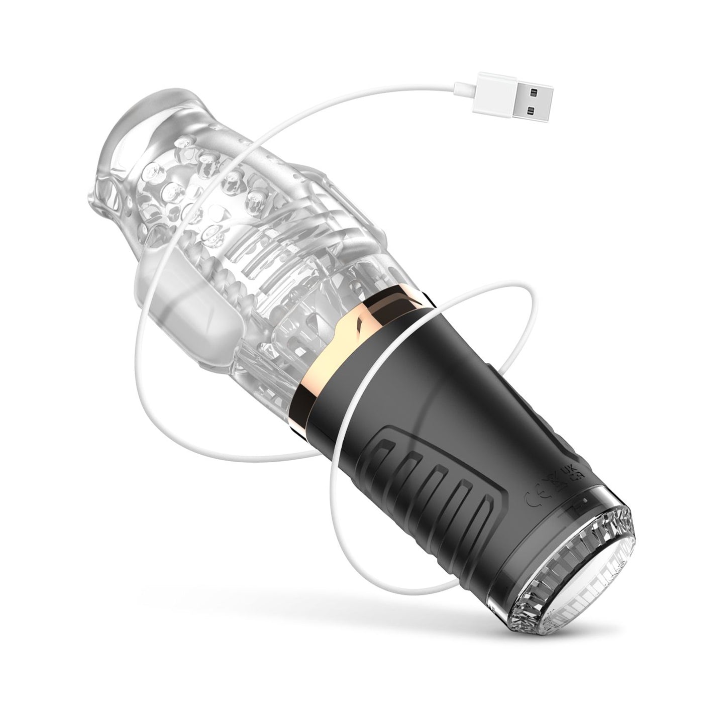 Teazers - Masturbator with Powerful Suction - Vibrating – Male Masturbator