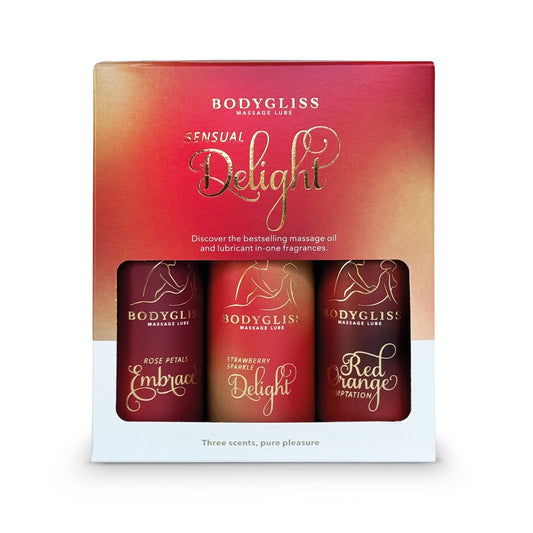 BodyGliss - Travel Edition 3-pack - Sensual Delight – Massage Oil