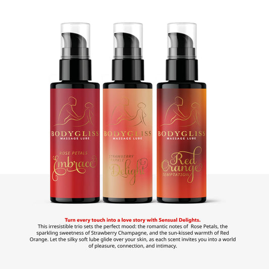 BodyGliss - Travel Edition 3-pack - Sensual Delight – Massage Oil