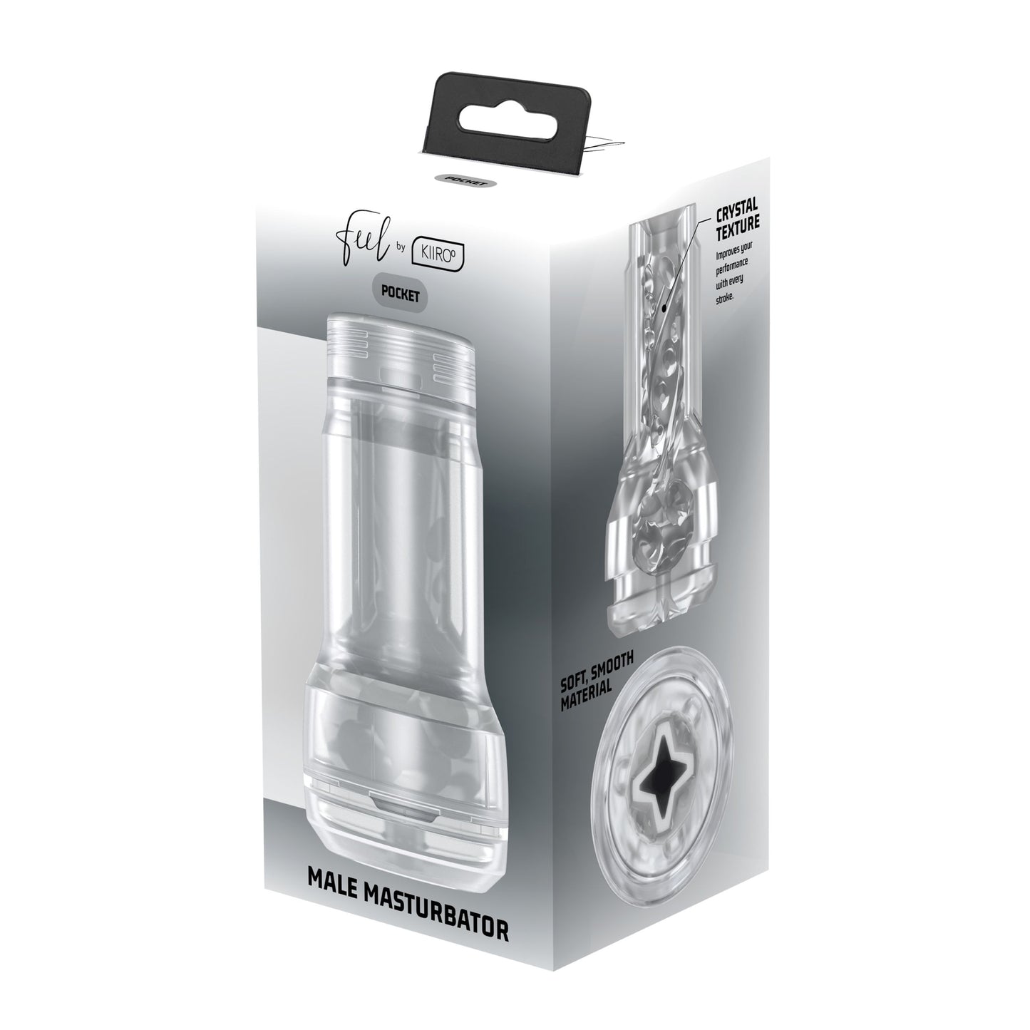 Kiiroo – Feel Crystal Pocket Stroker – Male Masturbator