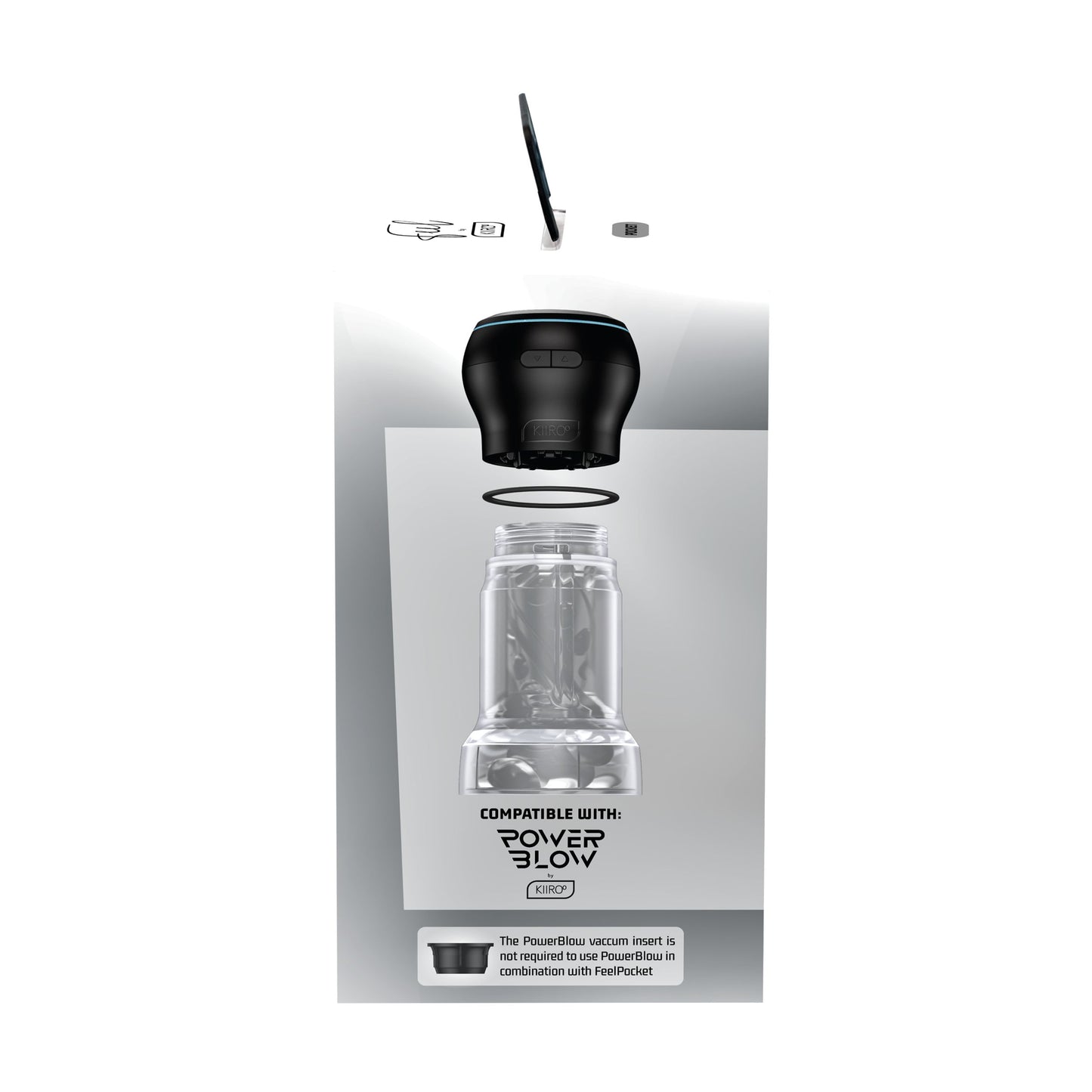 Kiiroo – Feel Crystal Pocket Stroker – Male Masturbator