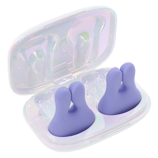Playboy Pleasure – In A Pinch – Vibrating Nipple Clamps – Adjustable Nipple Clamps
