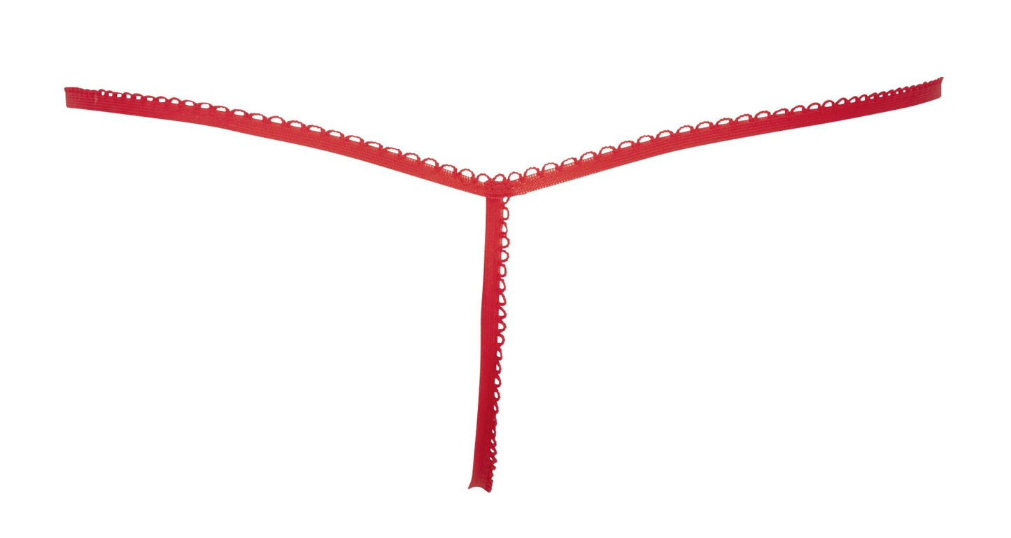 Svenjoyment – Gift Design Thong – Red – Lingerie Set