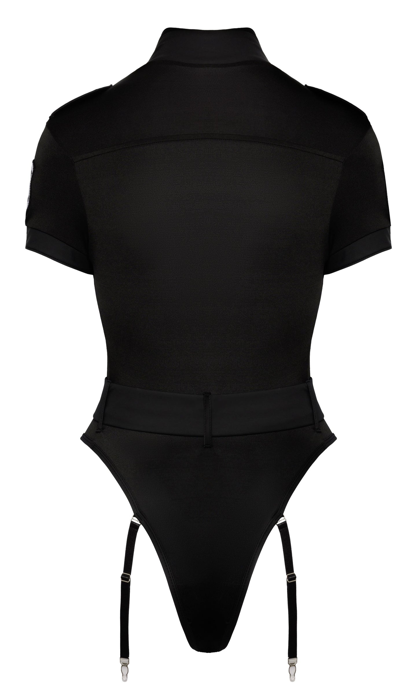 Cottelli Costumes – Suspender Body Special Police – Black – Suspender Belt