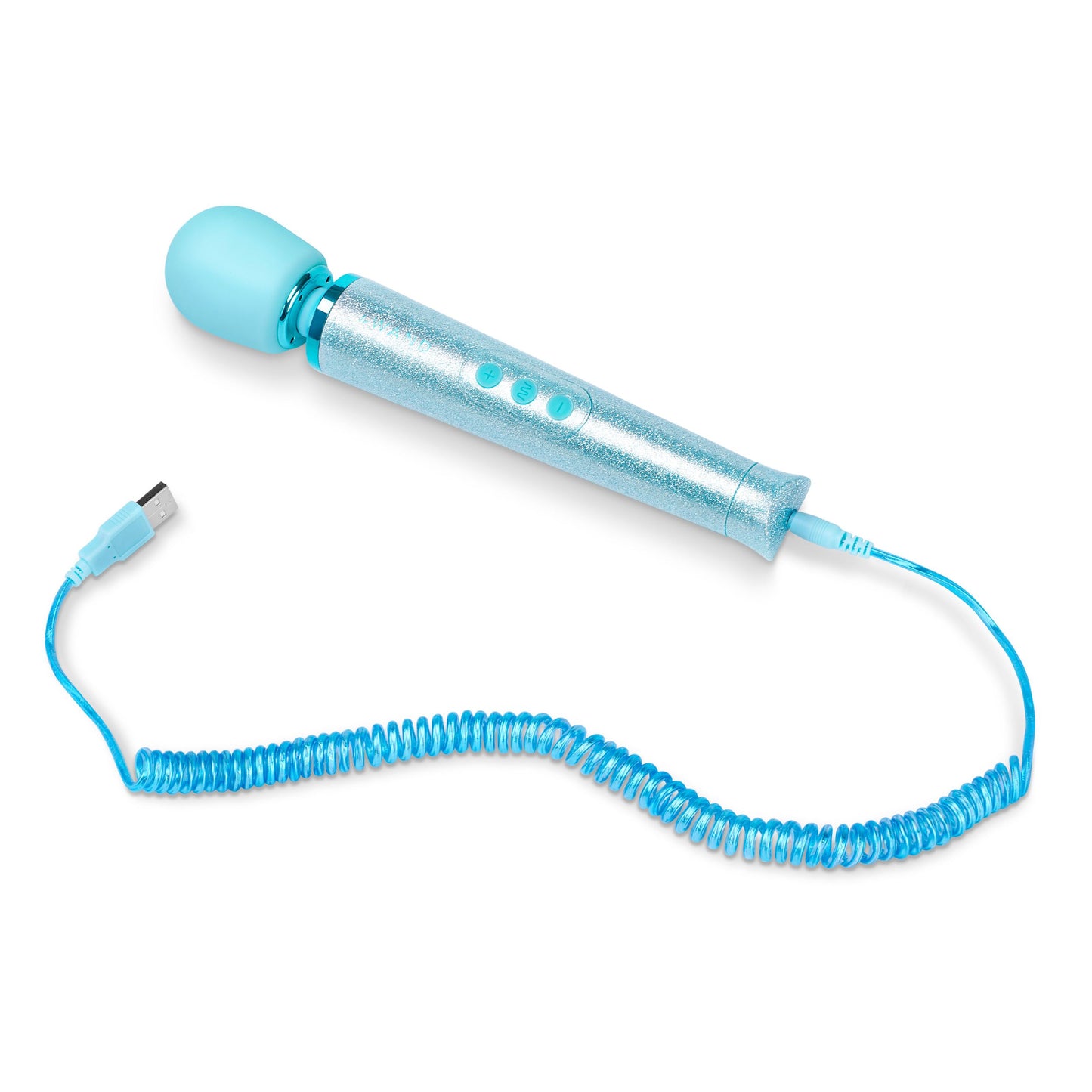 Le Wand – Petite All That Glimmers Wand Vibrator – Blue