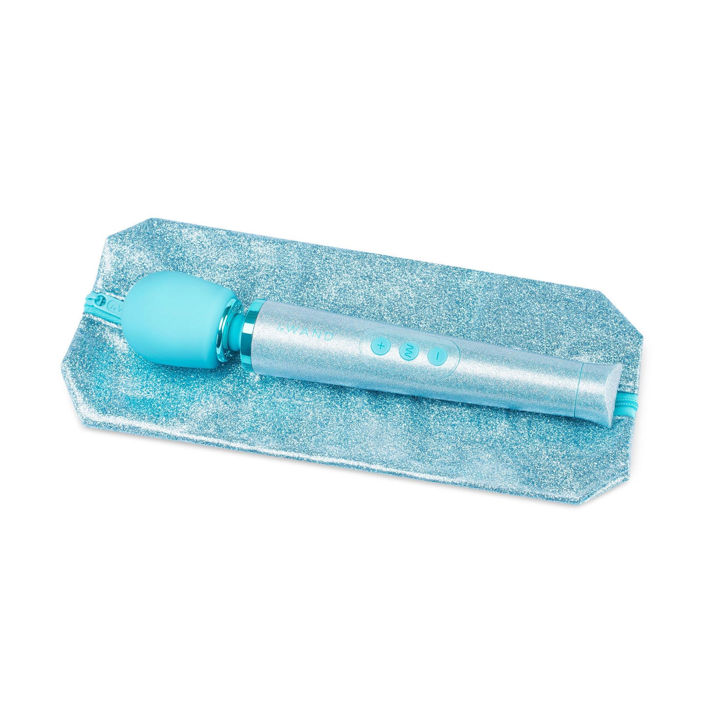 Le Wand – Petite All That Glimmers Wand Vibrator – Blue