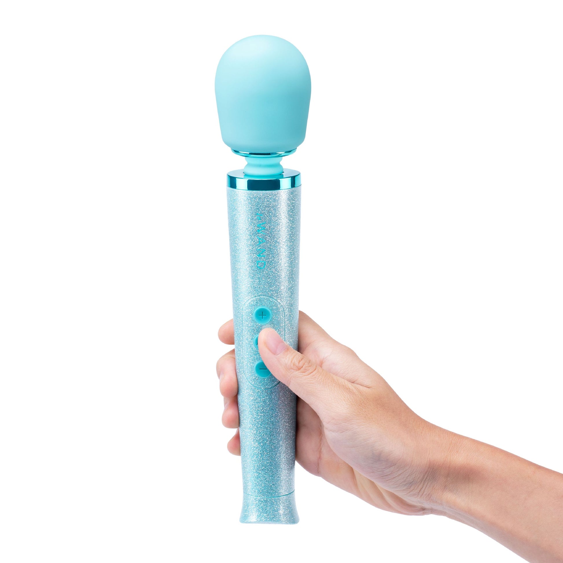 Le Wand – Petite All That Glimmers Wand Vibrator – Blue