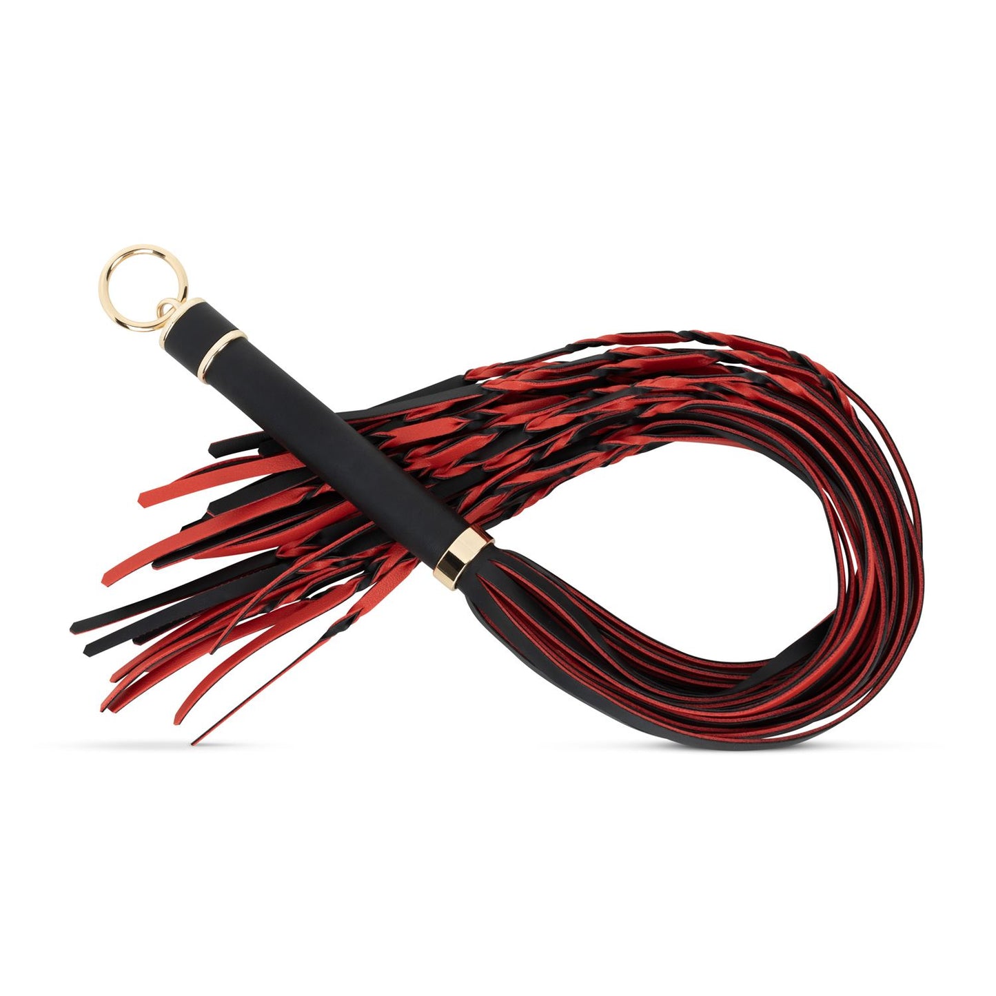 Easytoys Fetish - Flogger 64 cm - Red and Black – Bondage Flogger