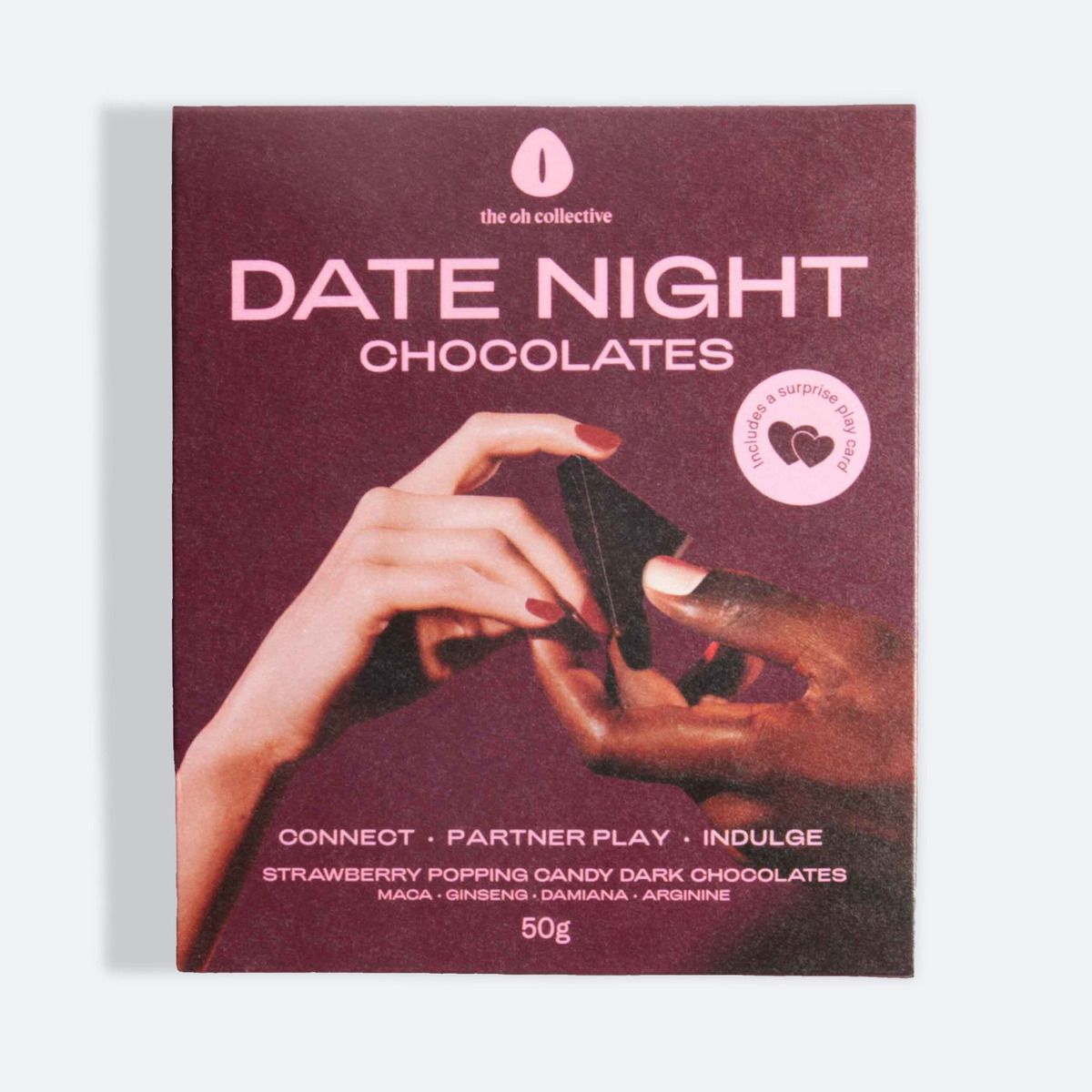 The Oh Collective – Date Night Chocolates – With Maca & Ginseng – Erection Pills