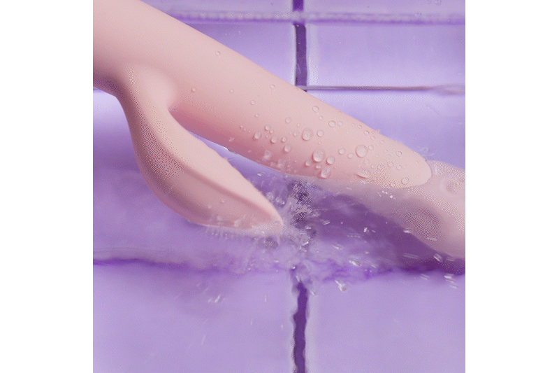 Good Vibes Only - Thrusting Vibrator - Soft Silicone - Pink – Silicone Vibrator