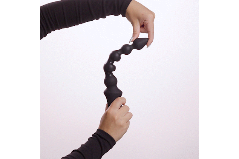 Nexus - Bendz Vibrator Anal Chain - Black
