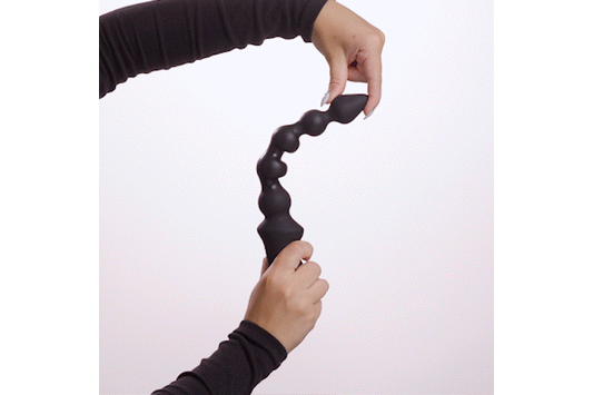Nexus - Bendz Vibrator Anal Chain - Black