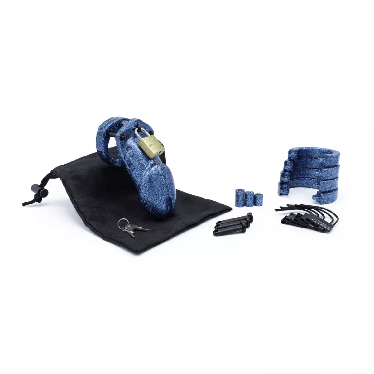 CB-X – CB-6000 Chastity Kit – Glitter Blue