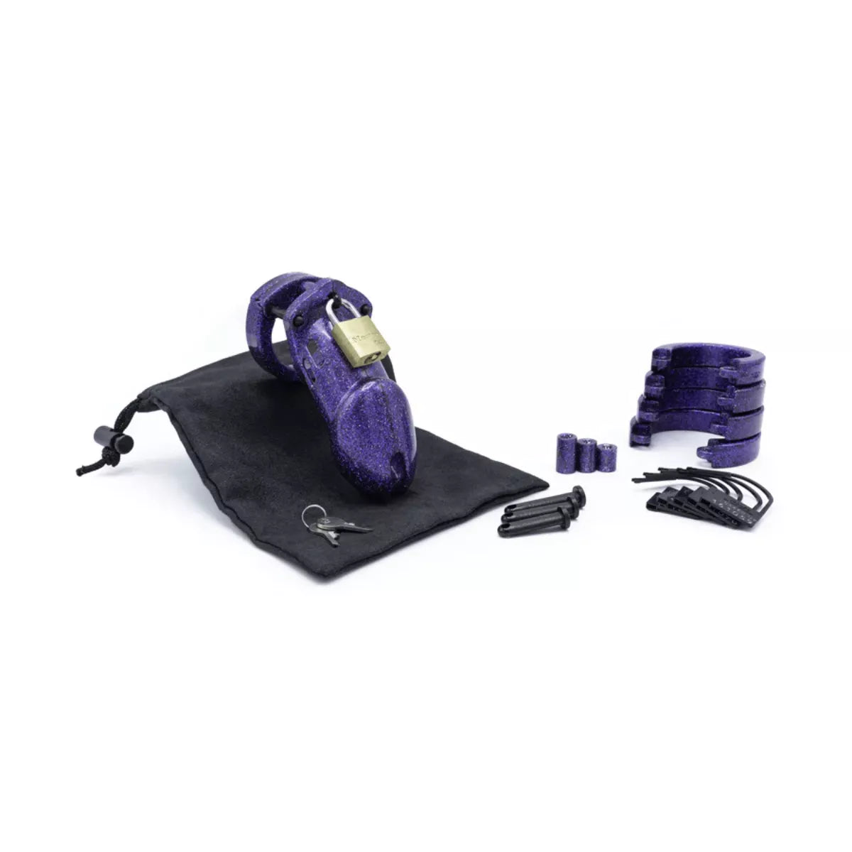 CB-X – CB-6000 Chastity Kit – Glitter Purple