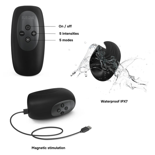 Man.Wand – Estimulador Sub Uno – Preto Infinito