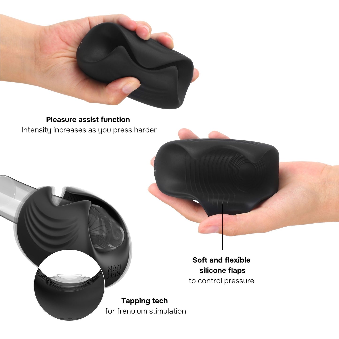 Man.Wand – Sub One Stimulator – Infinite Black – Male Masturbator