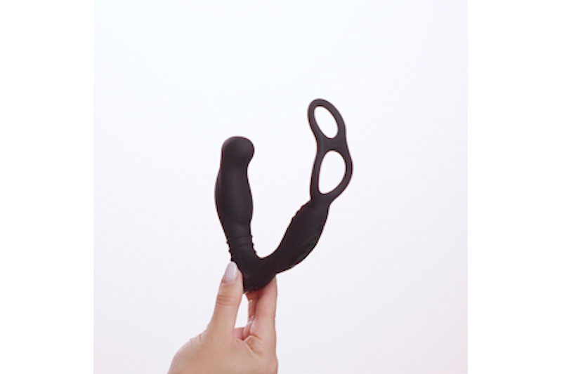 Simul8 Prostate Vibrator With Cock and Ball Ring