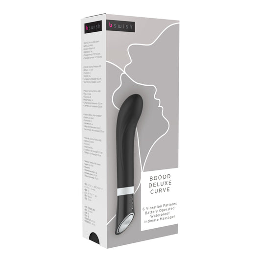 B Swish - bgood Deluxe Curve G-Spot Vibrator Black