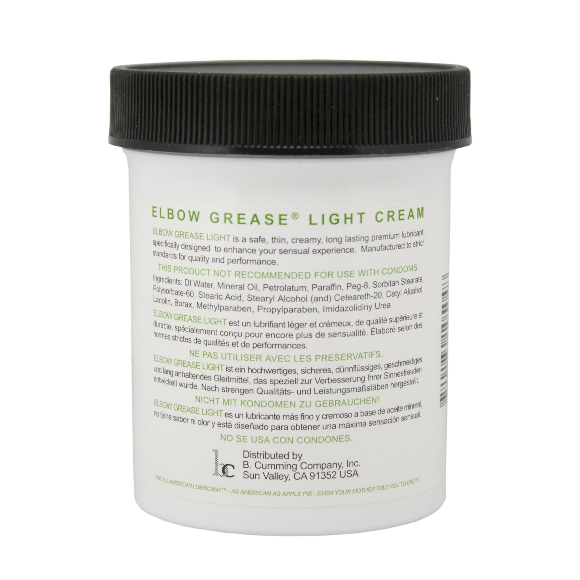 Elbow Grease – LIGHT CREAM Lubricant – 118 ml