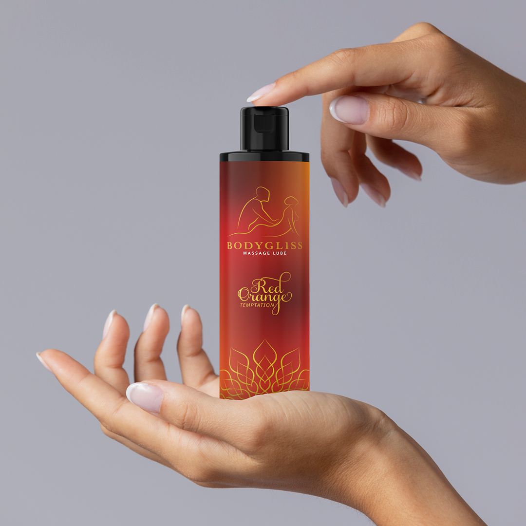 BodyGliss - Massage Oil and Lubricant in 1 Blood Orange - 150 ml