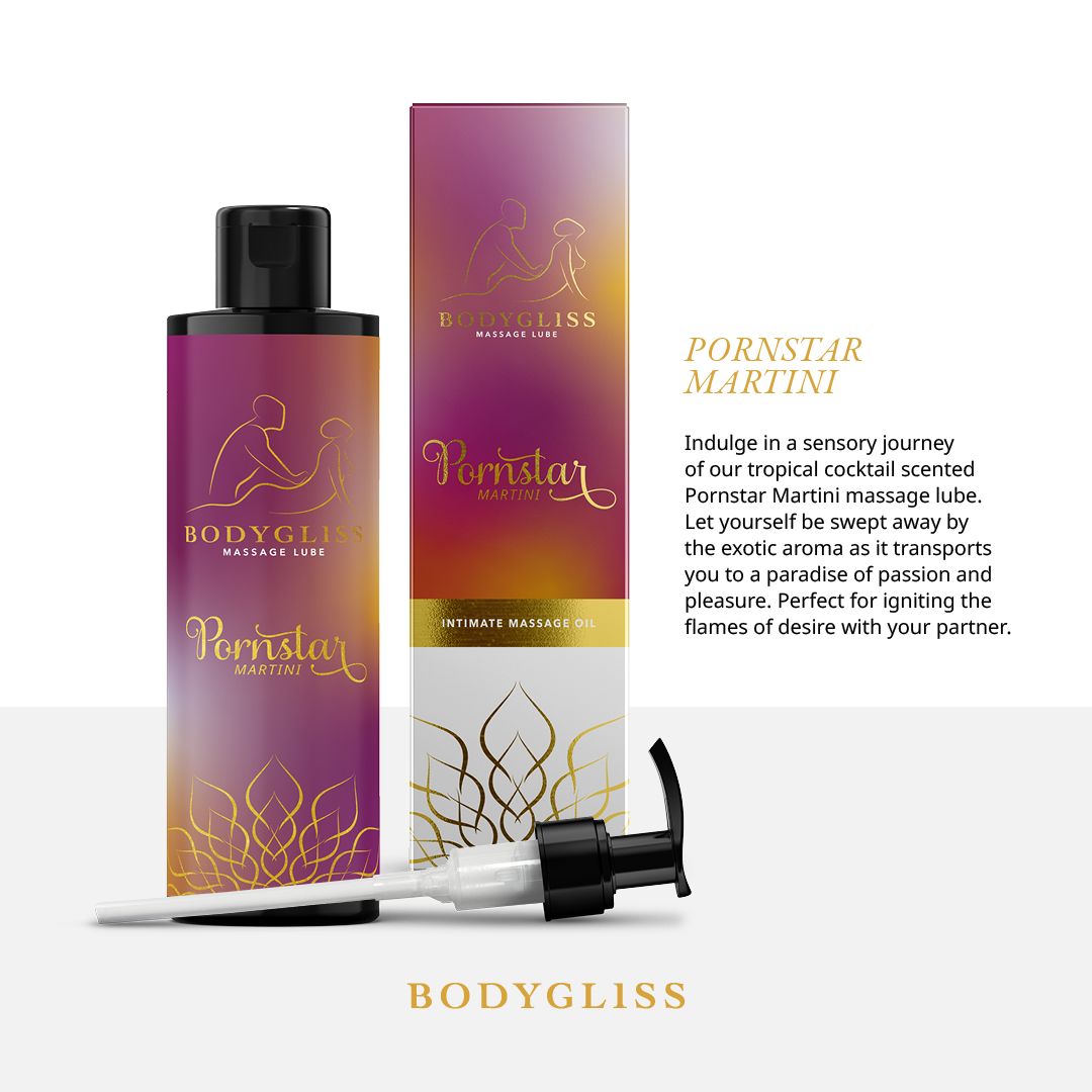 BodyGliss - Massage Oil and Lubricant in 1 Pornstar Martini - 150 ml