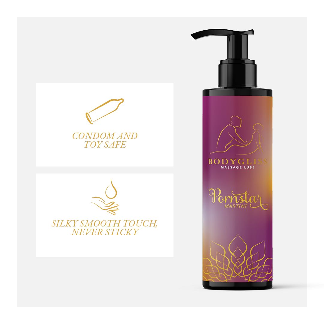BodyGliss - Massage Oil and Lubricant in 1 Pornstar Martini - 150 ml