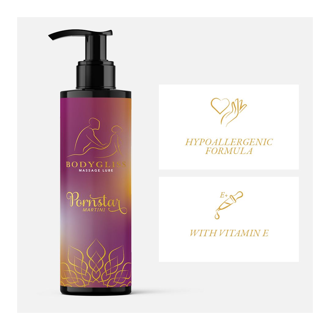 BodyGliss - Massage Oil and Lubricant in 1 Pornstar Martini - 150 ml