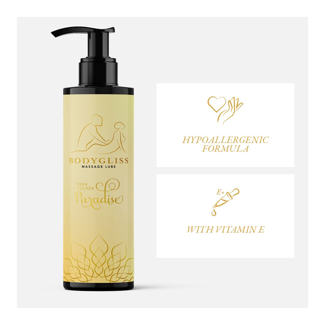 BodyGliss - Massage Oil and Lubricant in One Pina Colada - 150 ml