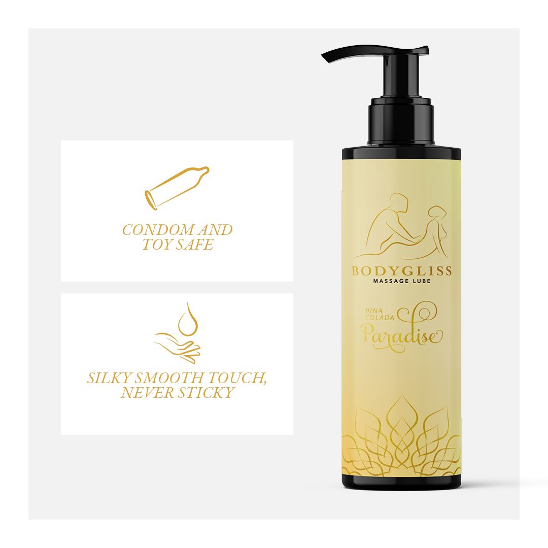 BodyGliss - Massage Oil and Lubricant in One Pina Colada - 150 ml