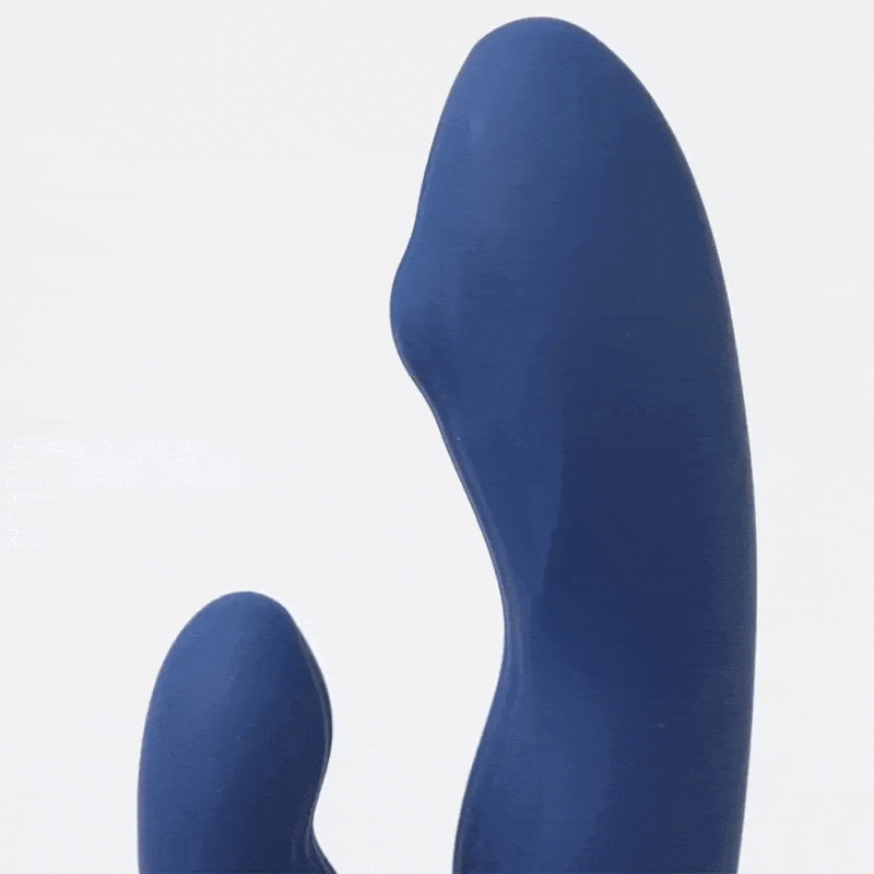 Svakom - Aylin Powerful Pulsating Dual-Headed Vibrator - Dark Blue