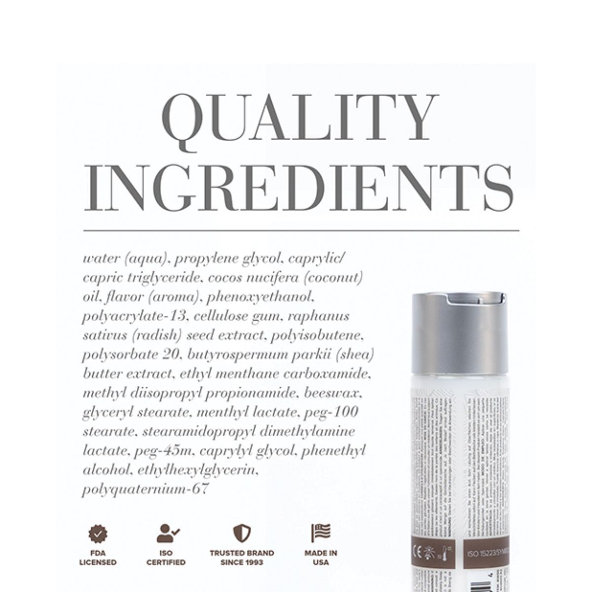 JO – Coconut Hybrid Lubricant – 60 ml – Water Based Lubricant