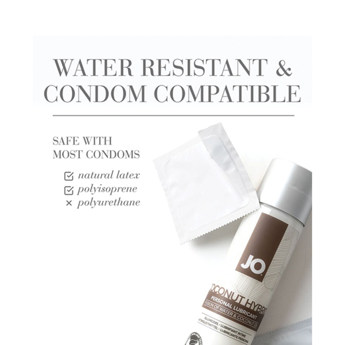 JO – Coconut Hybrid Lubricant – 60 ml – Water Based Lubricant