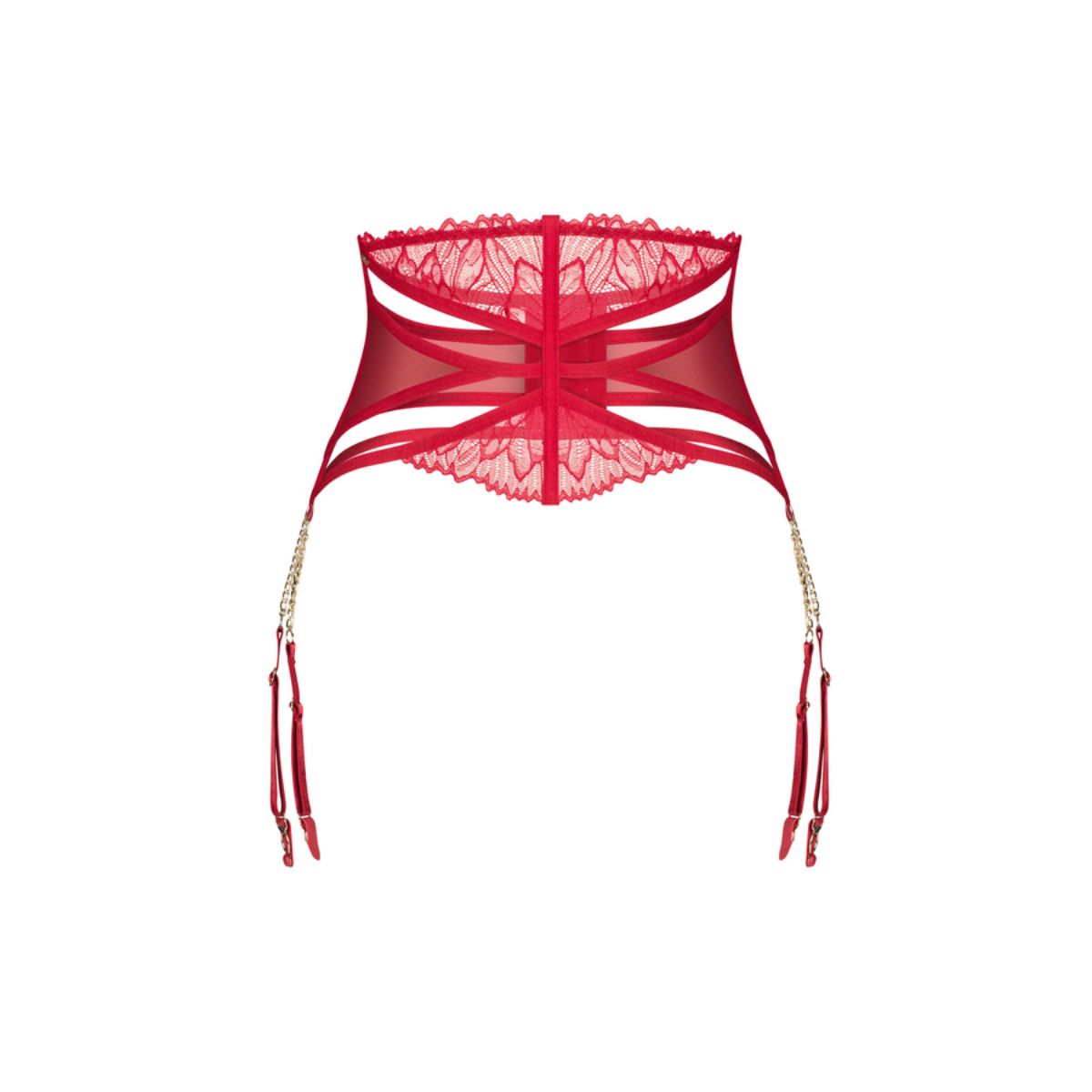 Obsessive – Matildea Garter Belt – Red – Lace Garter Belt