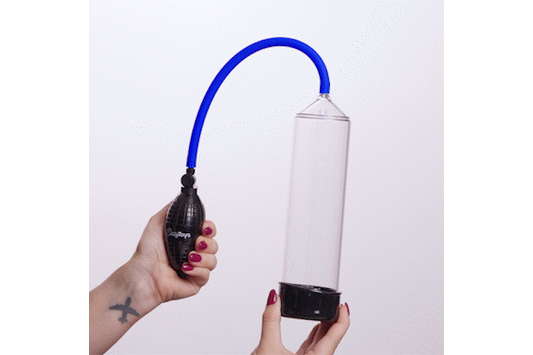 Penis Pump With Squeeze Ball - Clear
