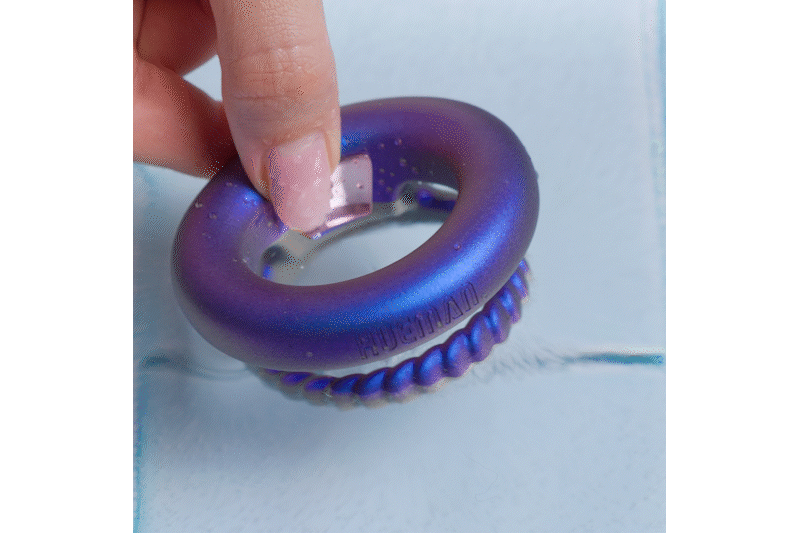 Hueman - Anel Vibratório para Pénis e Testículos Jupiter - Roxo