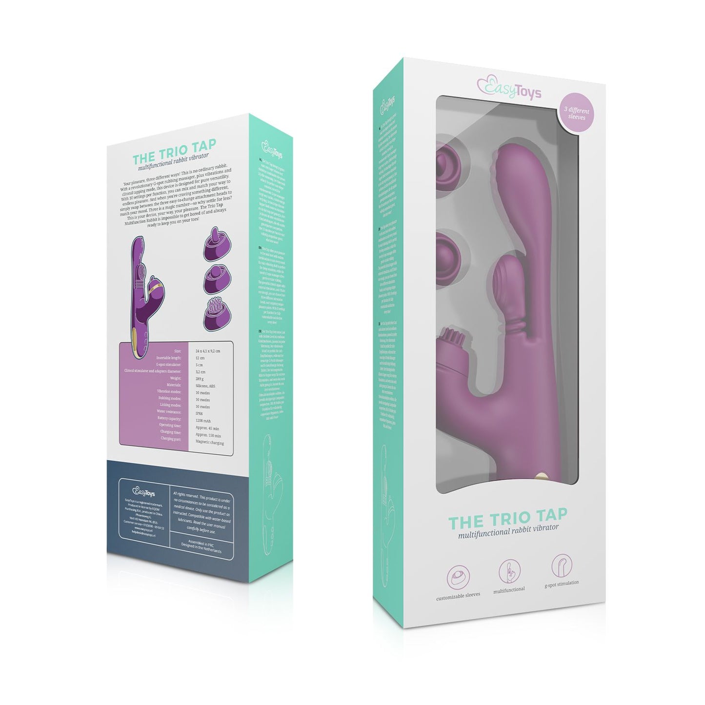 Vibe Collection - Trio Tap - Multi Function Rabbit – Rabbit Vibrator