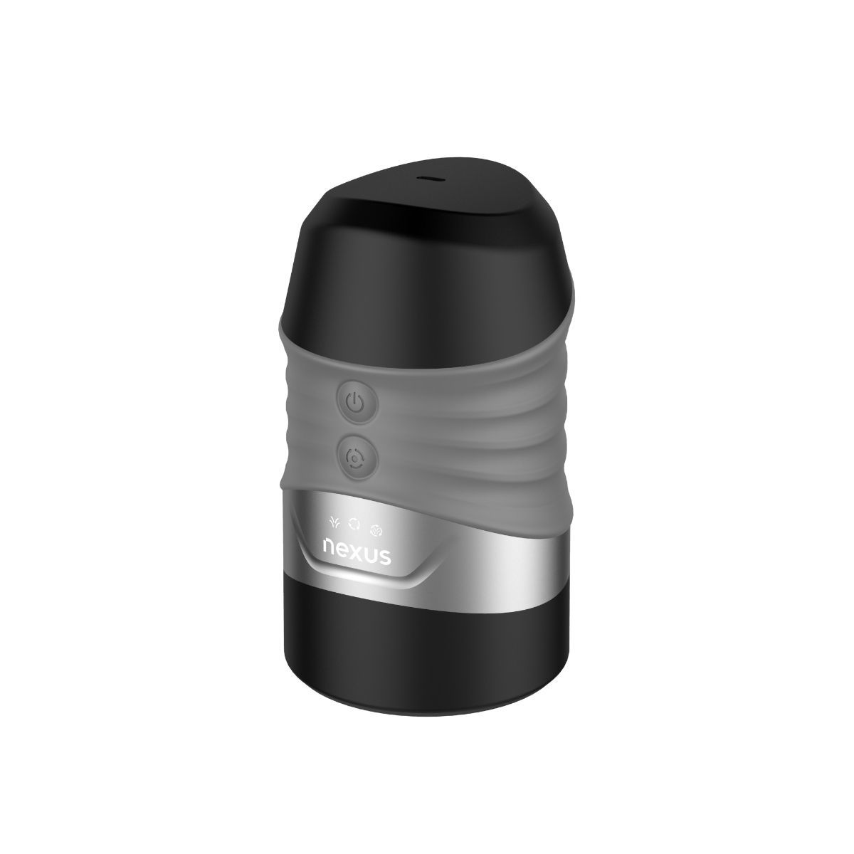 Nexus – Alpha Surge Masturbator with Rotation & Suction – Black