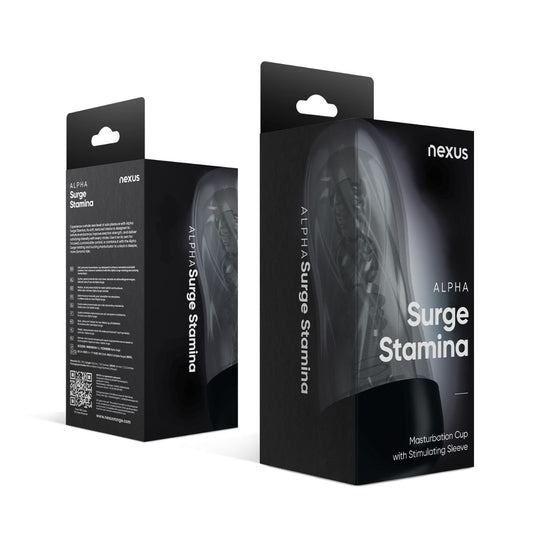 Nexus - Alpha Surge Stamina Masturbation Cup - Transparent – Male Masturbator