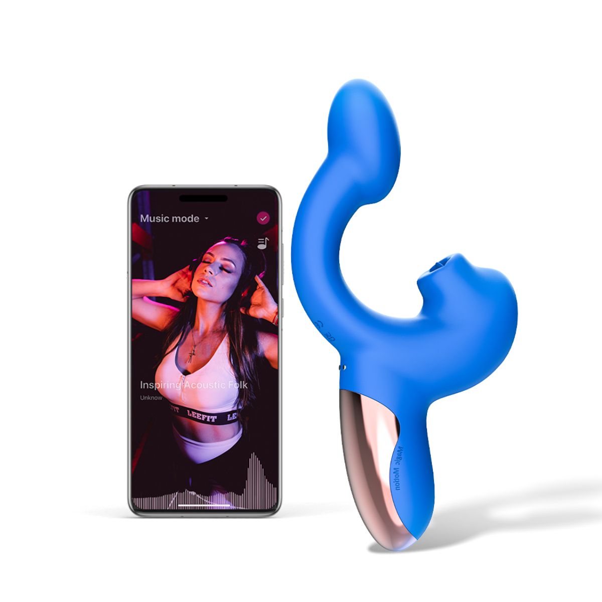 Magic Motion – Magic Ponder Vibrator with Lick & g-Spot Function – Blue